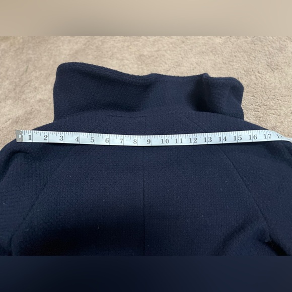 Boden Navy Blue  Pea Coat, large snap buttons, Women’s US size 8, UK size 12 - Picture 8 of 9
